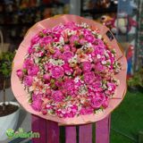 Çəhrayı Buket Alstromeriya ilə — Goods