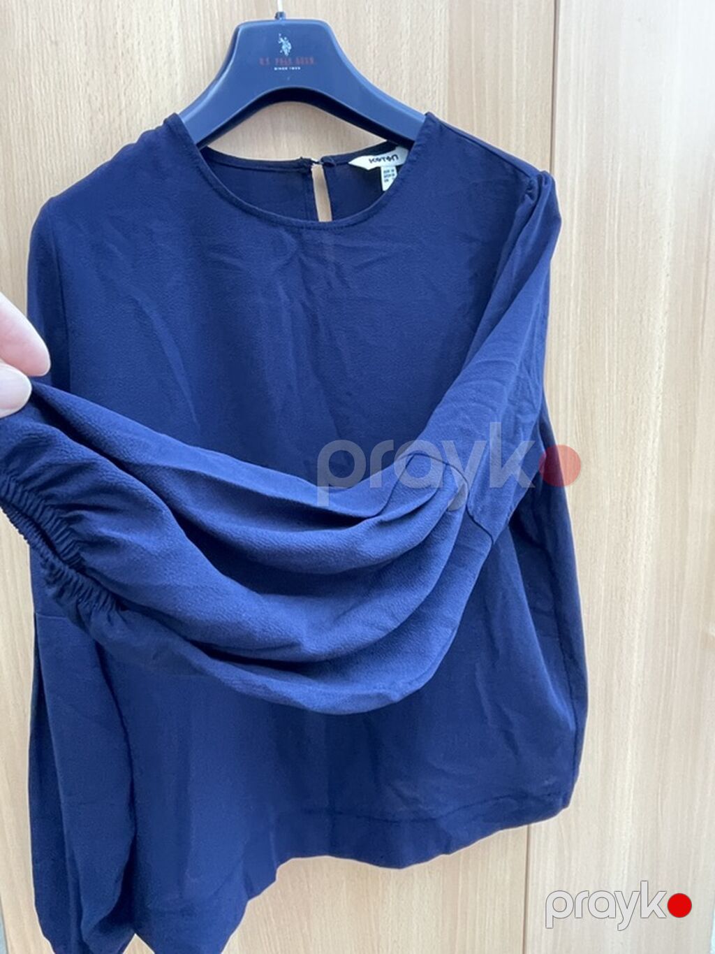 Koton qadın bluzası M olchu. - Rəng: tünd göy (navy) - Ölçü: EUR 38 — Köynək, Bakı (3)