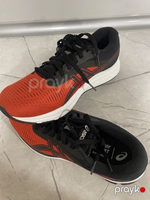 Asıcs Gel-pulse 13 qaçış ayaqqabısı - Rəng: qırmızı/qara, ağ orta — Zaqatala