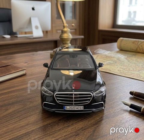 Mercedes-Benz S-Class S500 4MATIC (W223) metal model maşın - Miqyas — Bakı