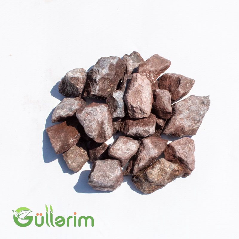 Qırmızı Dekorativ Daş — Bağ dekorasiyası, Bakı