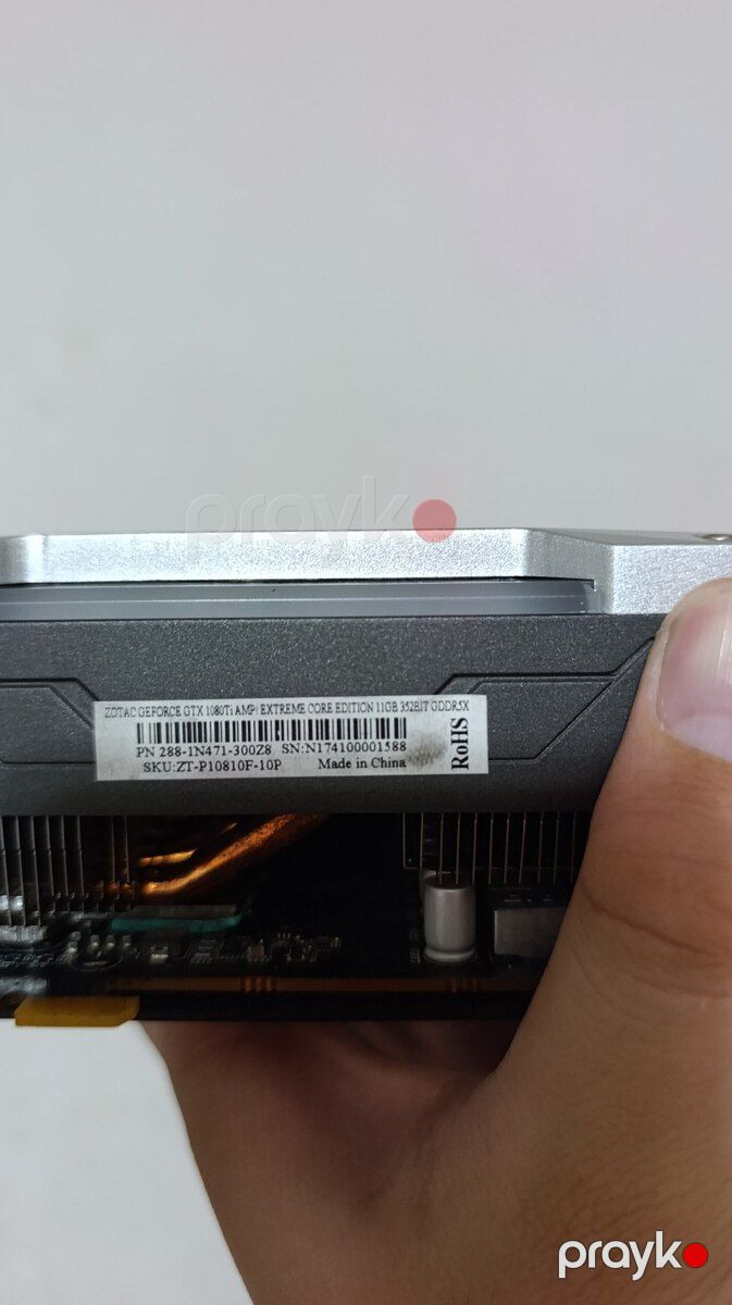GTX 1080 ti 11GB 352 bit Zotac 3 Kullerli — Kompüterlər və noutbuklar, Bakı (11)