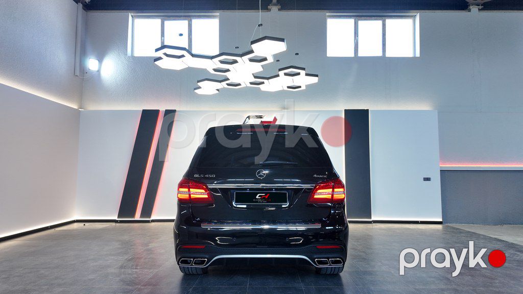 Mercedes GLS 450 4MATIC, 3.0 L, 2019 il, 55 300 km — Avtomobillər, Bakı (4)