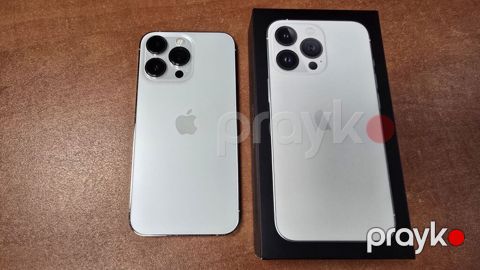 IPhone 13 Pro, 128 GB, White Titanium, Zəmanət, Face ID, Sənədlərlə — Neftçala