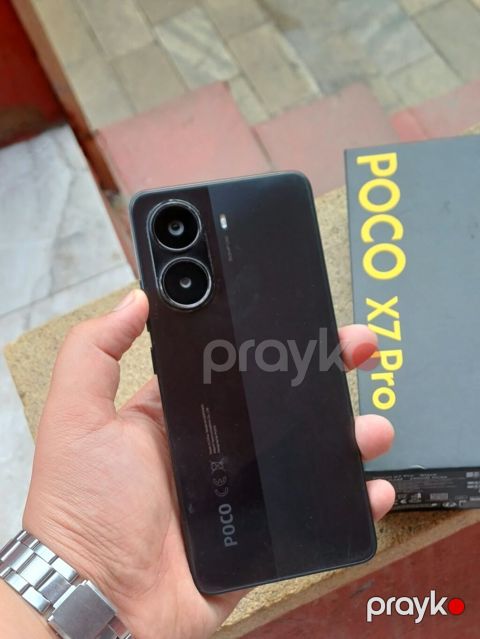 Poco X7 Pro, 256 GB, rəng - Qara, Zəmanət, Barmaq izi, Simsiz şarj — Bakı