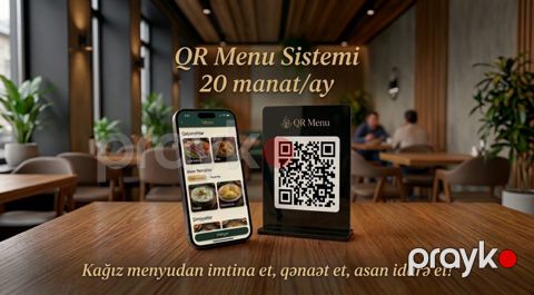 Restoranlar üçün AI dəstəkli QR menyu sistemi — Bakı