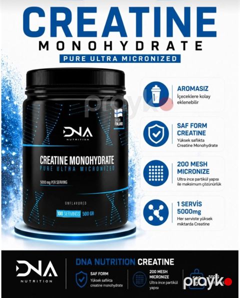 DNA Nutrition Creatine Monohydrate – Pure Ultra Micronized trendyodan — Bakı
