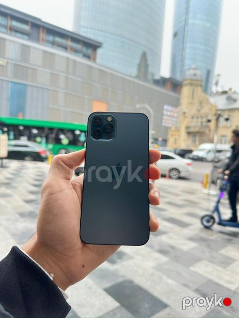 IPhone 12 Pro, 128 GB, Göy, Face ID — Bakı
