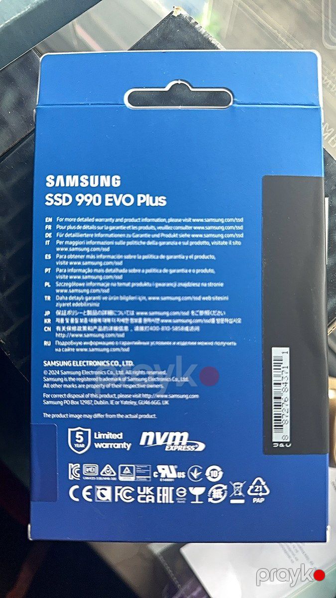 SSD Samsung 990 EVO Plus, 1TB — Kompüterlər və noutbuklar, Bakı (2)