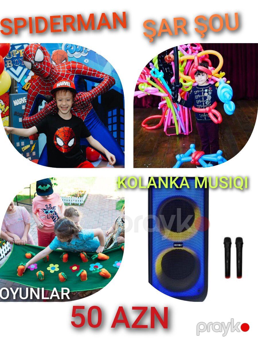 Kloun və animator sifarişi — Tədbirləri, tədbir, Bakı (3)