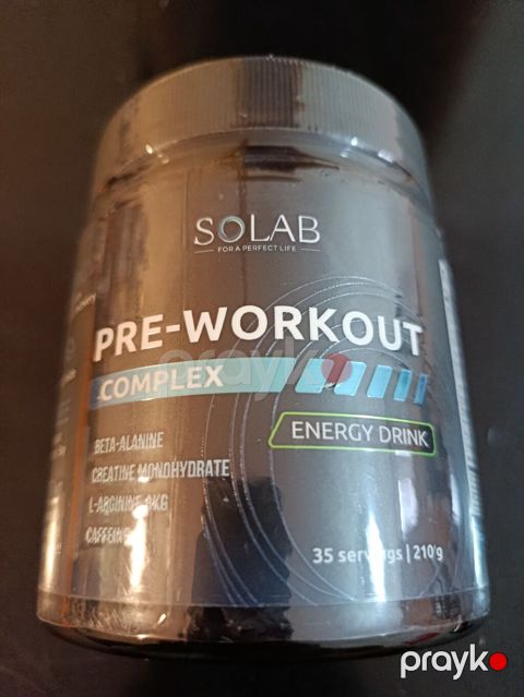 Solab Pre-Workout Complex – enerji verən məşqəqədər toz içki — Bakı