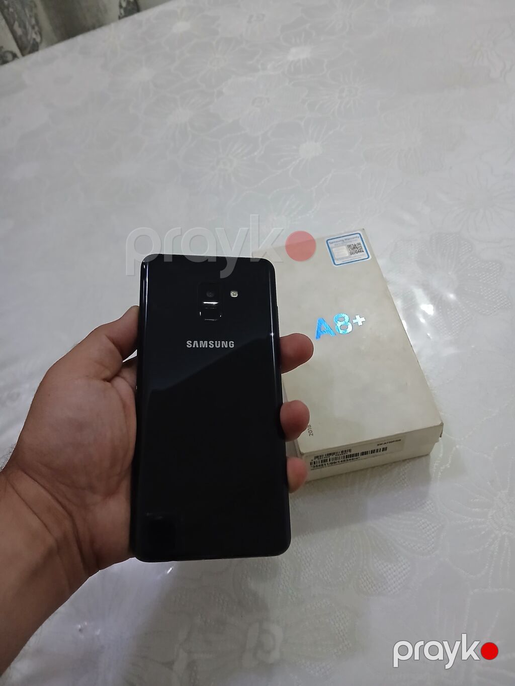 Samsung Galaxy A8 Plus 2018, 64 GB, rəng - Qara, İki sim kartlı — Samsung, Digah (2)