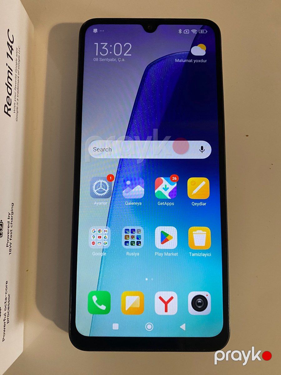 Xiaomi Redmi 14C Midnight Black 256GB/8GB — Smartfonlar, Bakı (4)