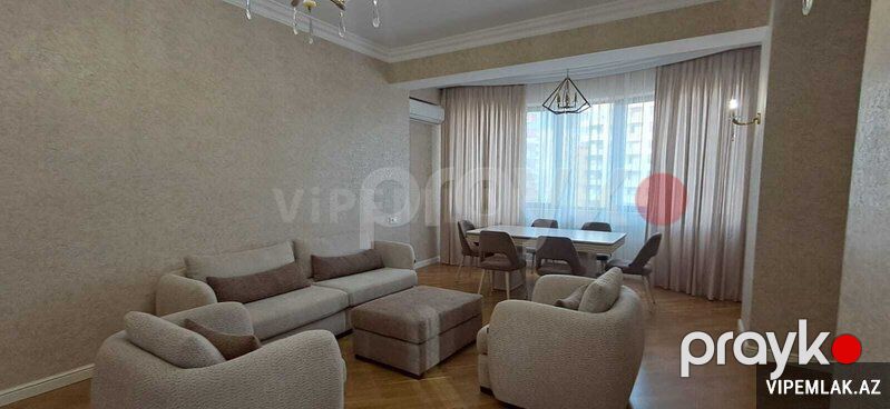 Yasamal rayonunda 3 otaqlı Yeni tikili Kirayə verilir, 140 m² — Mənzil, Bakı (8)