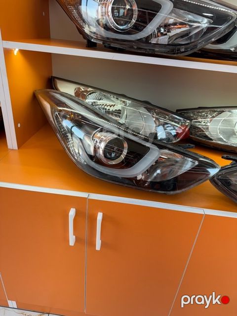 "Hyundai Elantra 2014-2015" LED lupalı qaşlı farası — Bakı
