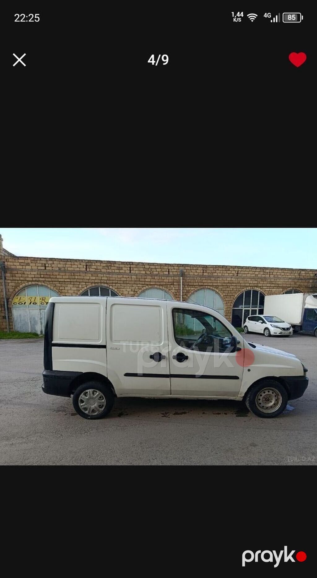 Fiat Doblo yük/kommersiya furgonu - Korpus: 2 qapılı arxa qoşa qapılı — Avtomobillər, Gədəbəy (5)