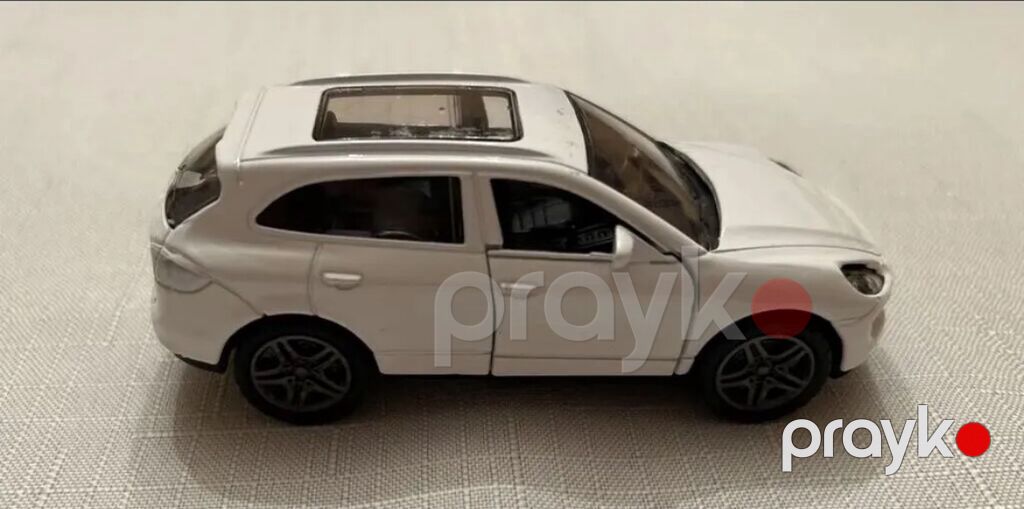 Ağ rəngli metal miniatur SUV modeli (oyuncaq maşın) - Korpus: dözümlü — Oyuncaq nəqliyyatı, Bakı (3)