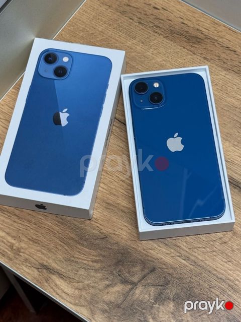 IPhone 13, 256 GB, Göy, Zəmanət, Kredit, Simsiz şarj — Bakı