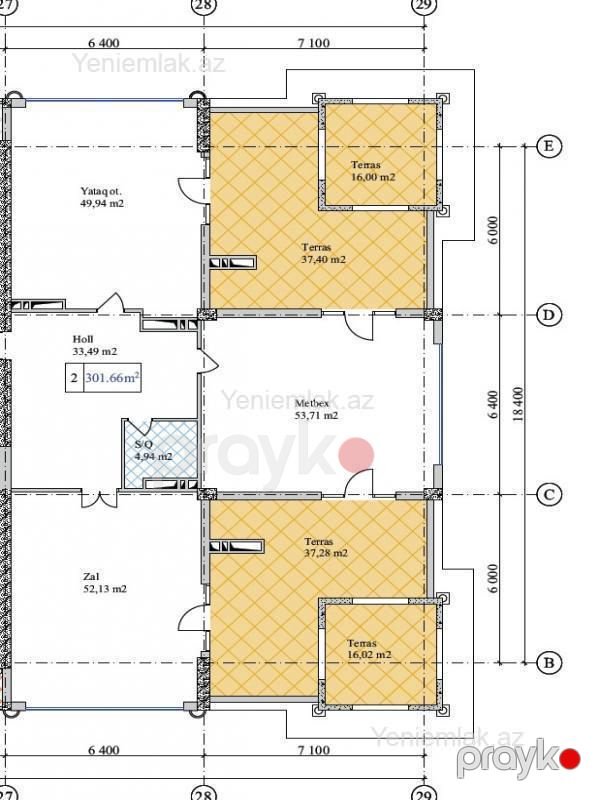 Satılır 8 otaqlı Bina evi menzil (Yeni tikili), 476 m², Nərimanov rayonu — Mənzil, Bakı (2)