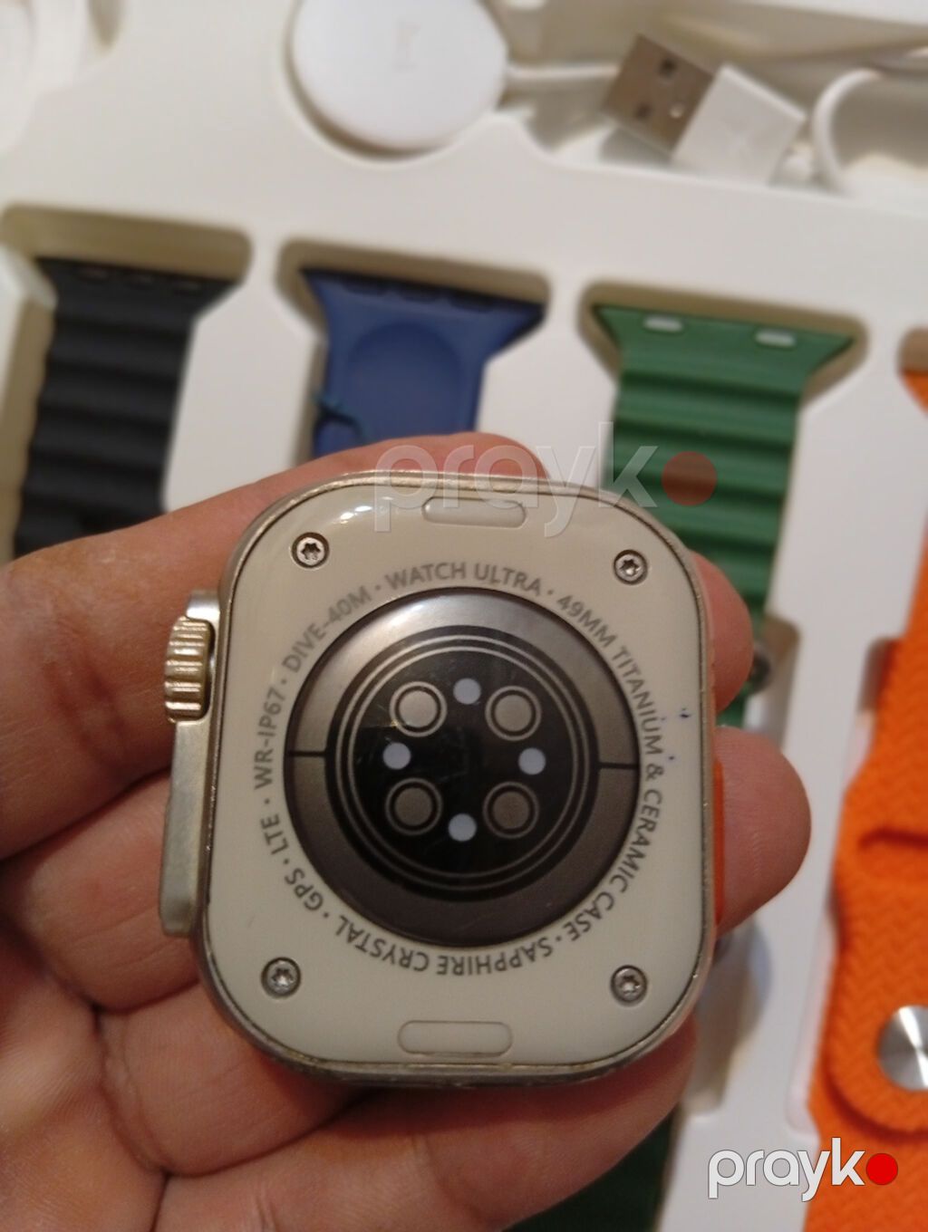 Yeni, Smart saat, Sensor ekran, rəng - Boz — Ağıllı saatlar, Bakı (4)