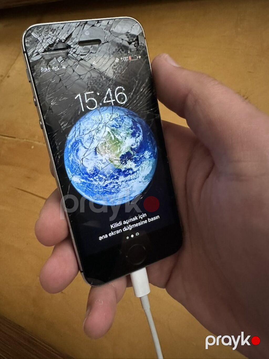 IPhone 5s, Gümüşü, Qırıq — Apple iPhone, Quba (5)