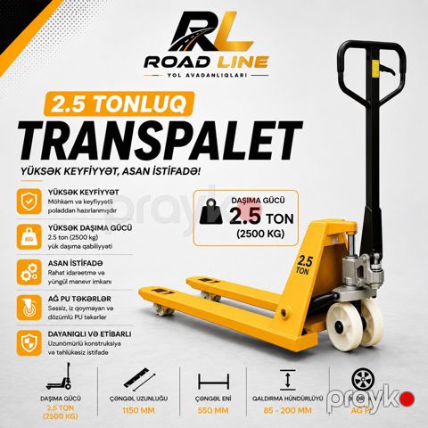 Hidravlik Transpalet WN-2500 — Bakı