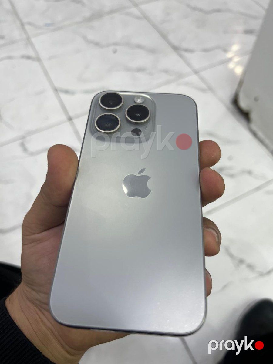 Apple iPhone 15 Pro White Titanium 128GB/8GB — Smartfonlar, Bakı (3)