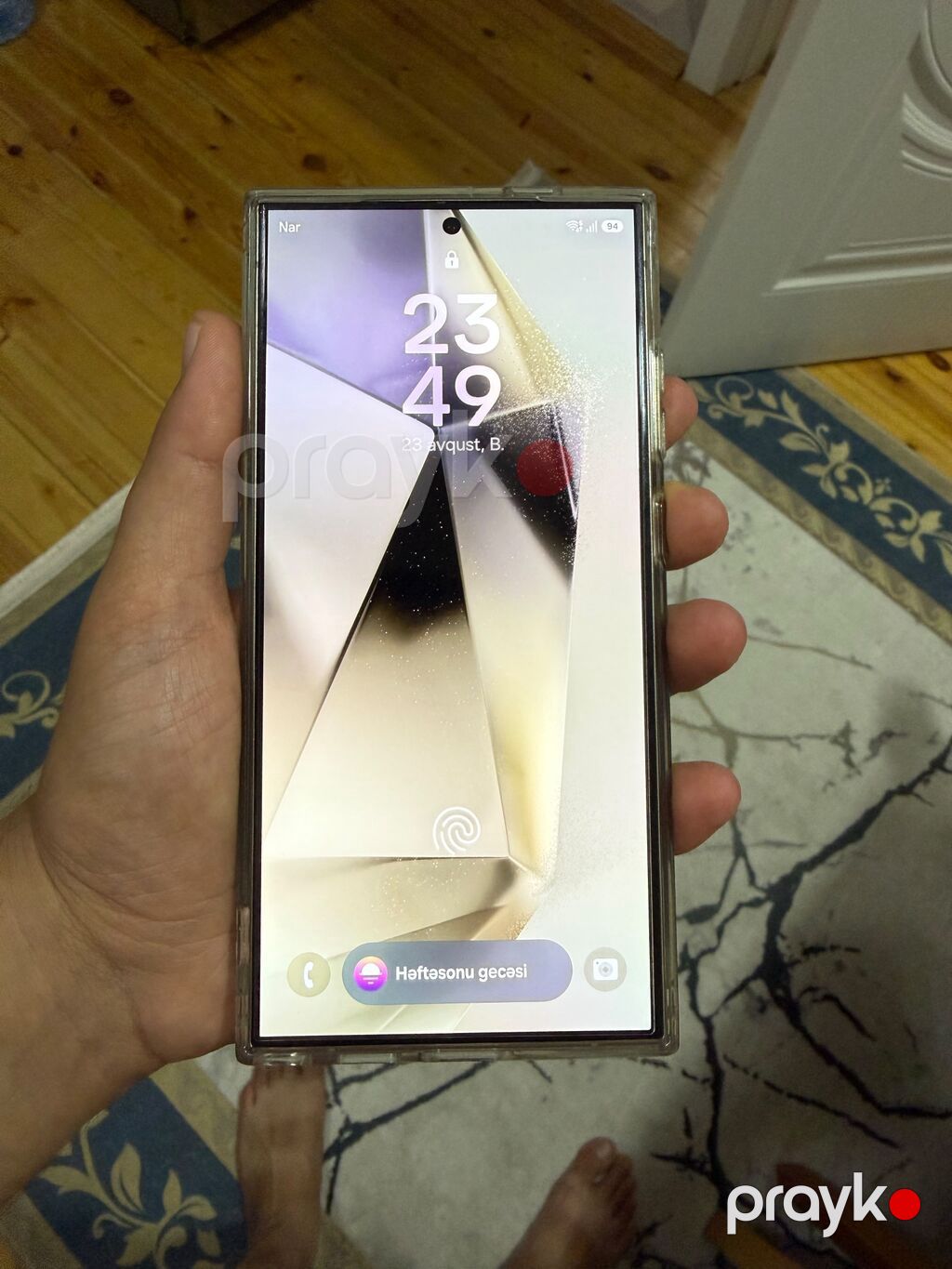 Samsung Galaxy S24 Ultra, 256 GB, rəng - Qızılı, Zəmanət, Düyməli, Barmaq izi — Samsung, Sumqayıt (2)