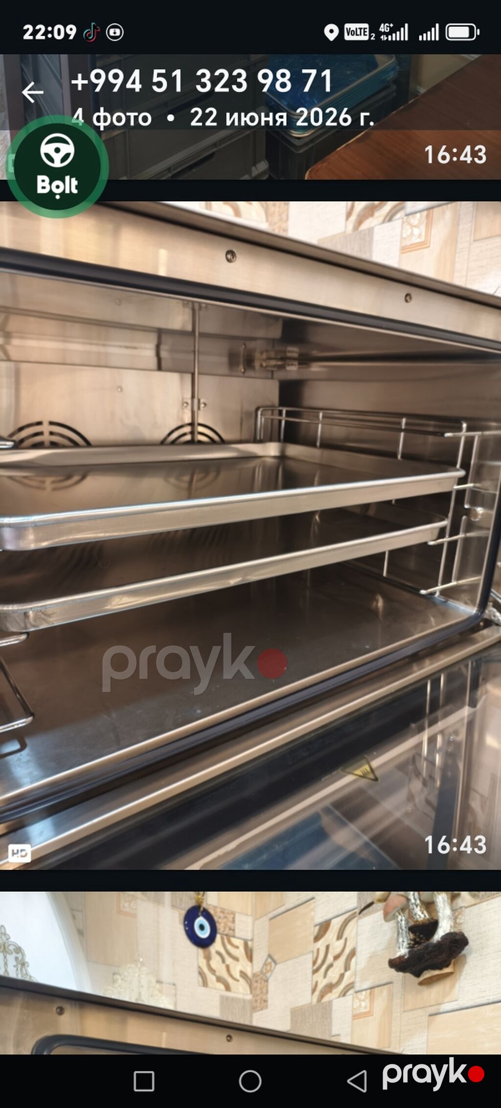 Peşəkar konveksiya sobası / çörək və şirniyyat üçün buxarlı soba — İsitmə avadanlığı, Şirvan (6)