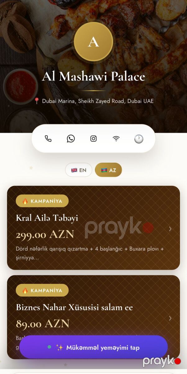 Restoranlar üçün AI dəstəkli QR menyu sistemi — Reklama, IT, marketing, Bakı (2)