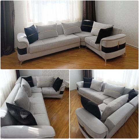 Künc divan 550 Azn. Az işlənmiş əla vəziyyətdədir. Açılır, baza var — Digah