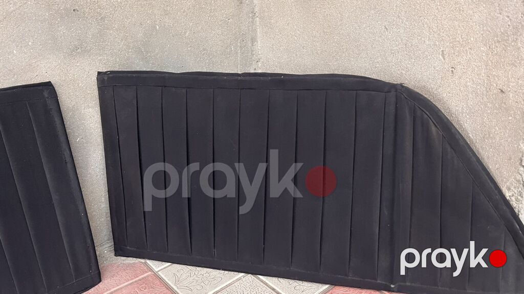 Qara parça üzlü avtomobil perdesi (2 ədəd dəst) - Material: yumşaq — Salon detalları, Digah (3)