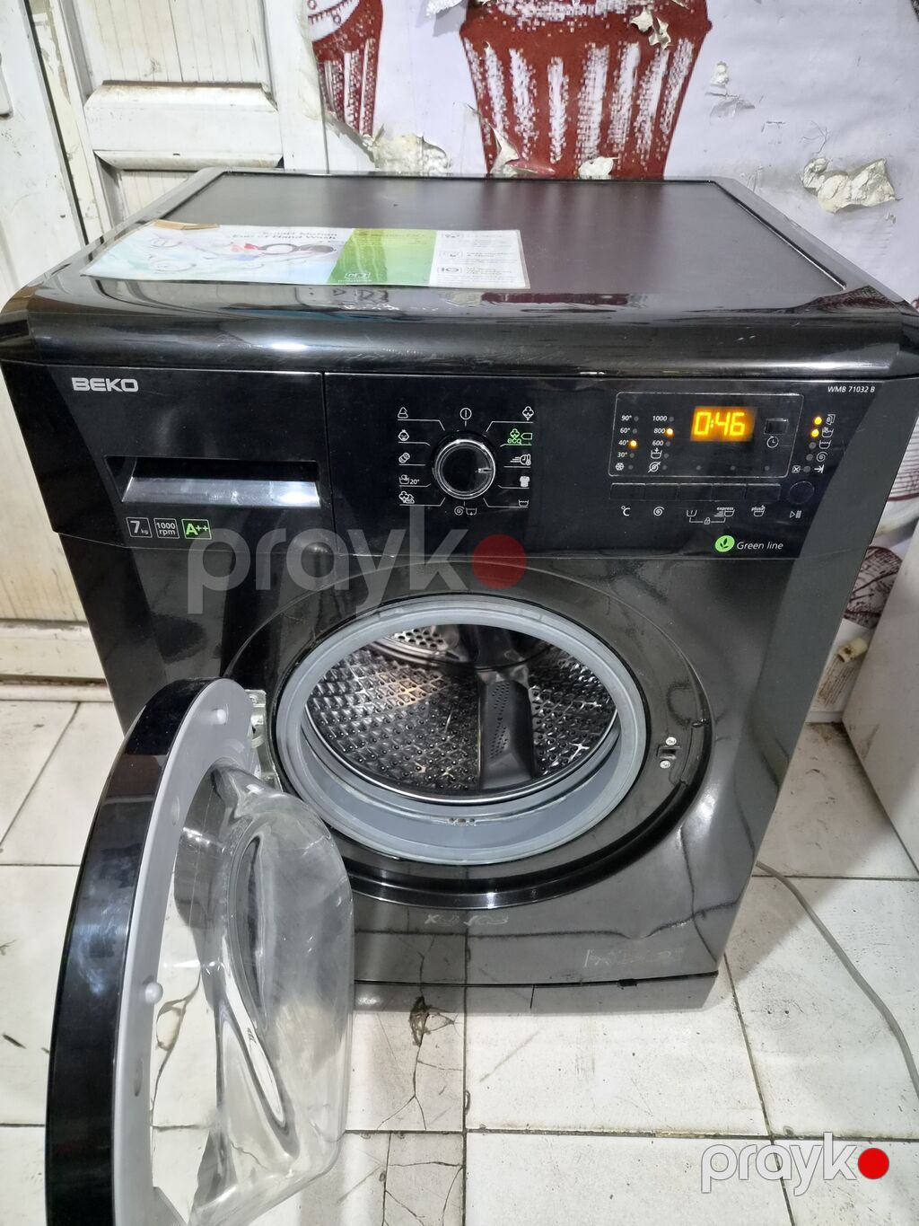 Paltaryuyan maşın Beko, 7 kq, İşlənmiş, Avtomat, Qurutma var, Pulsuz çatdırılma, Ödənişli çatdırılma — Çamaşır maşınları, Bakı (3)