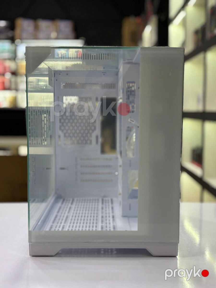 Gaming case "WjCoolman Skyline S1 M-Atx Panoramic Aquarium Case (White)" — Kompüterlər və noutbuklar, Bakı (8)