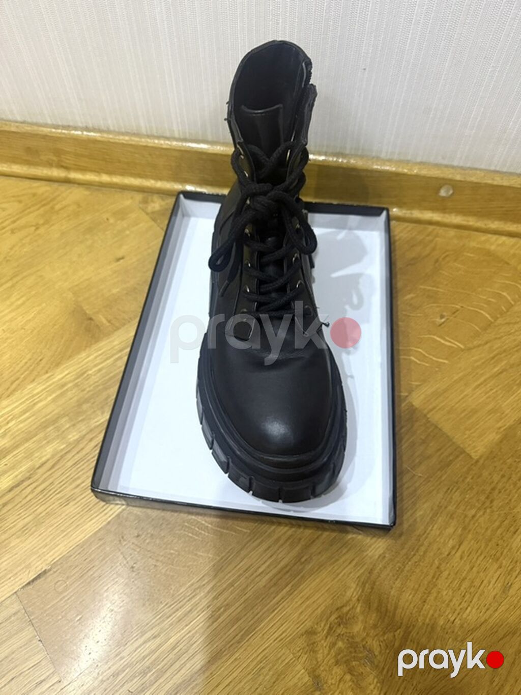 Qısaboğaz, Bershka, Ölçü: 37, rəng - Qara, Yeni — Çəkmə, Bakı (3)