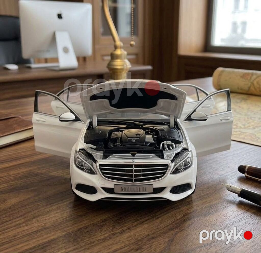 Mercedes-Benz C-Class 1:18 miqyaslı kolleksiya modeli — Oyuncaq nəqliyyatı, Bakı (6)