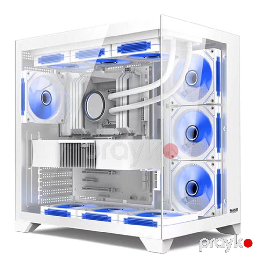 Gaming case LC-360 Atx Aquarium Case (White) — Kompüterlər və noutbuklar, Bakı (12)