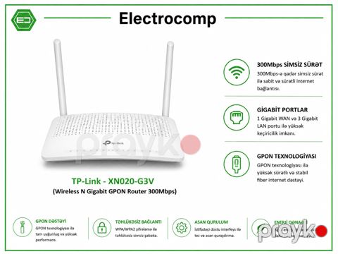 Router TP-Link XN020-G3V — Bakı
