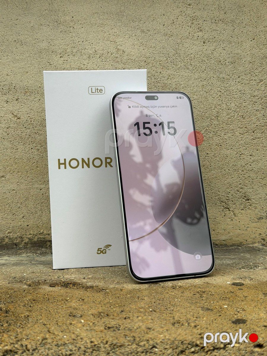 Honor 400 Lite Velvet Grey 256GB/8GB — Smartfonlar, Bakı (4)