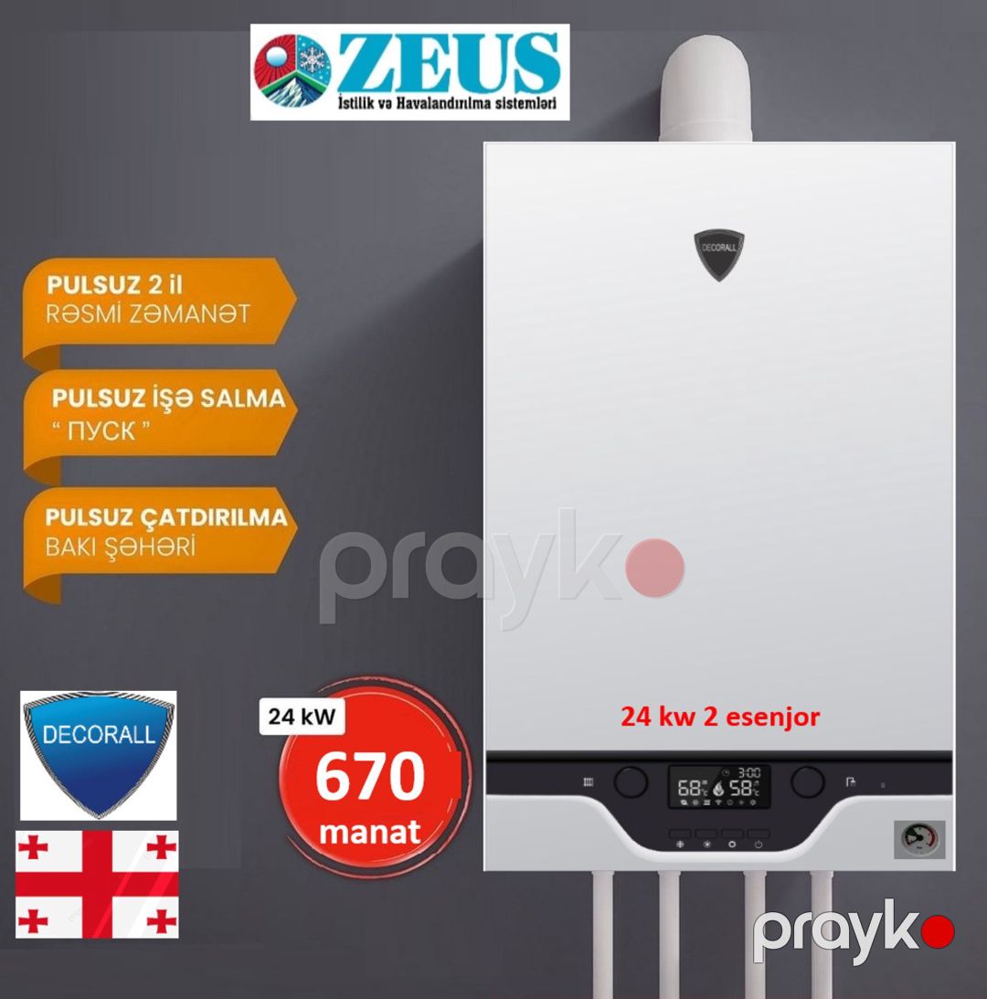 Kombi "Decorall" 24kw — Təmir və inşaat, Bakı (4)