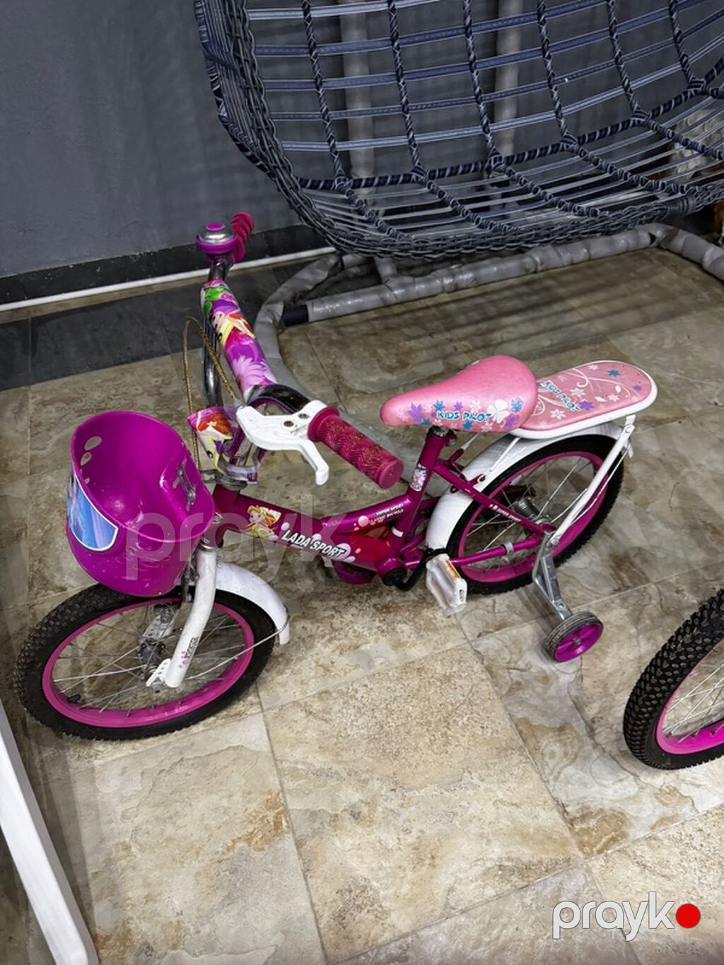 Uşaq velosipedi – Lada Sport, çəhrayı/bənövşəyi dizayn - Təxmini 16" — Uşaq velosipedləri, Bakı (2)