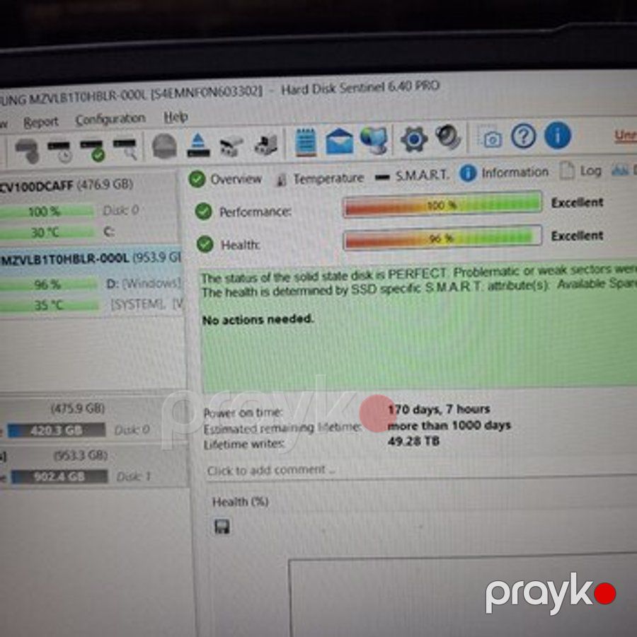 M2 Nvme SSD 1TB Samsung lexar micron wd 96-100% — Masaüstü kompüterlər, Bakı (10)
