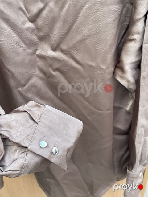 Rêves brendi qadın köynəyi/bluzu - Rəng: taupe/boz-qəhvəyi - Parça — Bakı