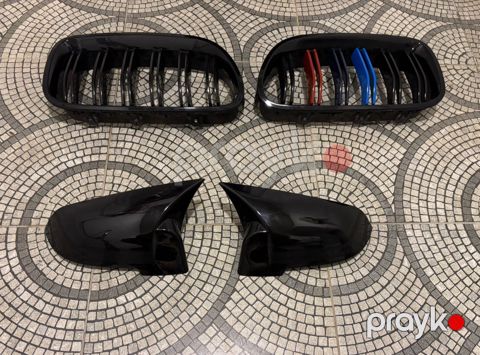 BMW F10 M radiator barmaqlığı və yarasa güzgü qapaqları — Sumqayıt