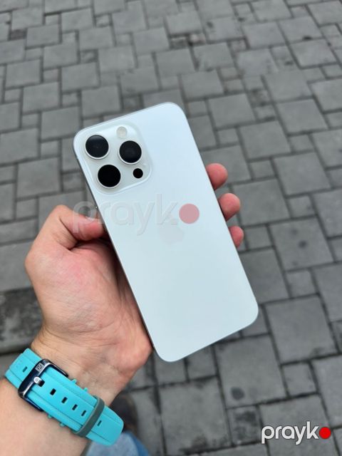 Apple iPhone 15 Pro Max White Titanium 256GB/8GB — Bakı
