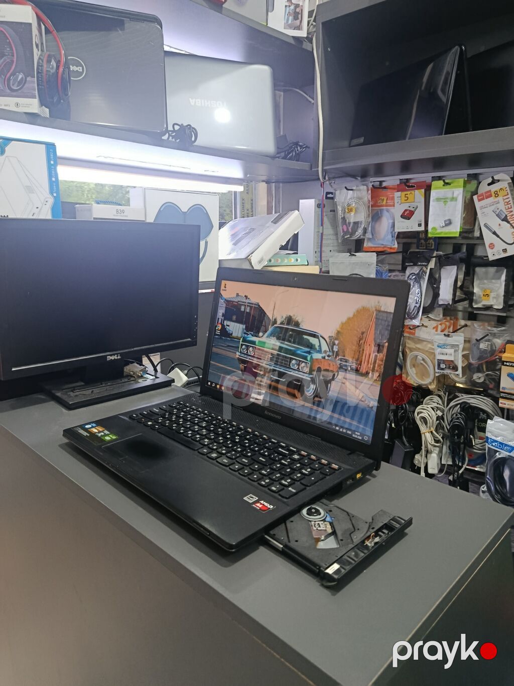 İşlənmiş Lenovo IdeaPad, 15.6 AMD A4, 256 GB, Ünvandan götürmə, Ödənişli çatdırılma, Rayonlara çatdırılma — Lenovo, Bakı (3)