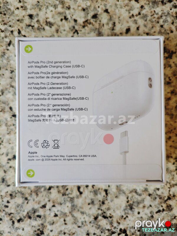 airpods pro 2 anc premium class — Səs texnikası, Bakı (3)