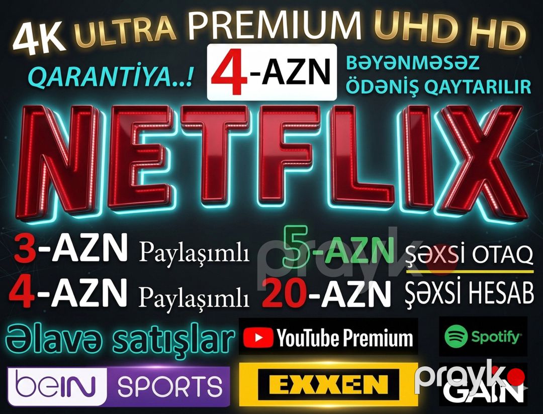 "Netflix" səhifəsi — Oyunlar, konsollər və proqramlar, Bakı (8)