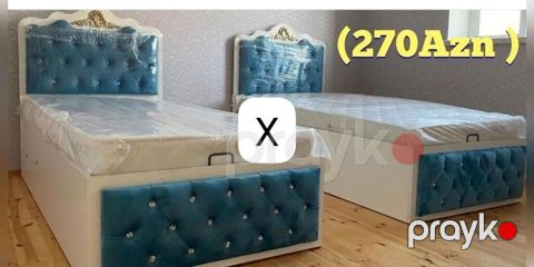 Məhsul: Yumşaq başlıqlı tək çarpayı - Qiymət: 270 AZN (şəkildə — Bakı