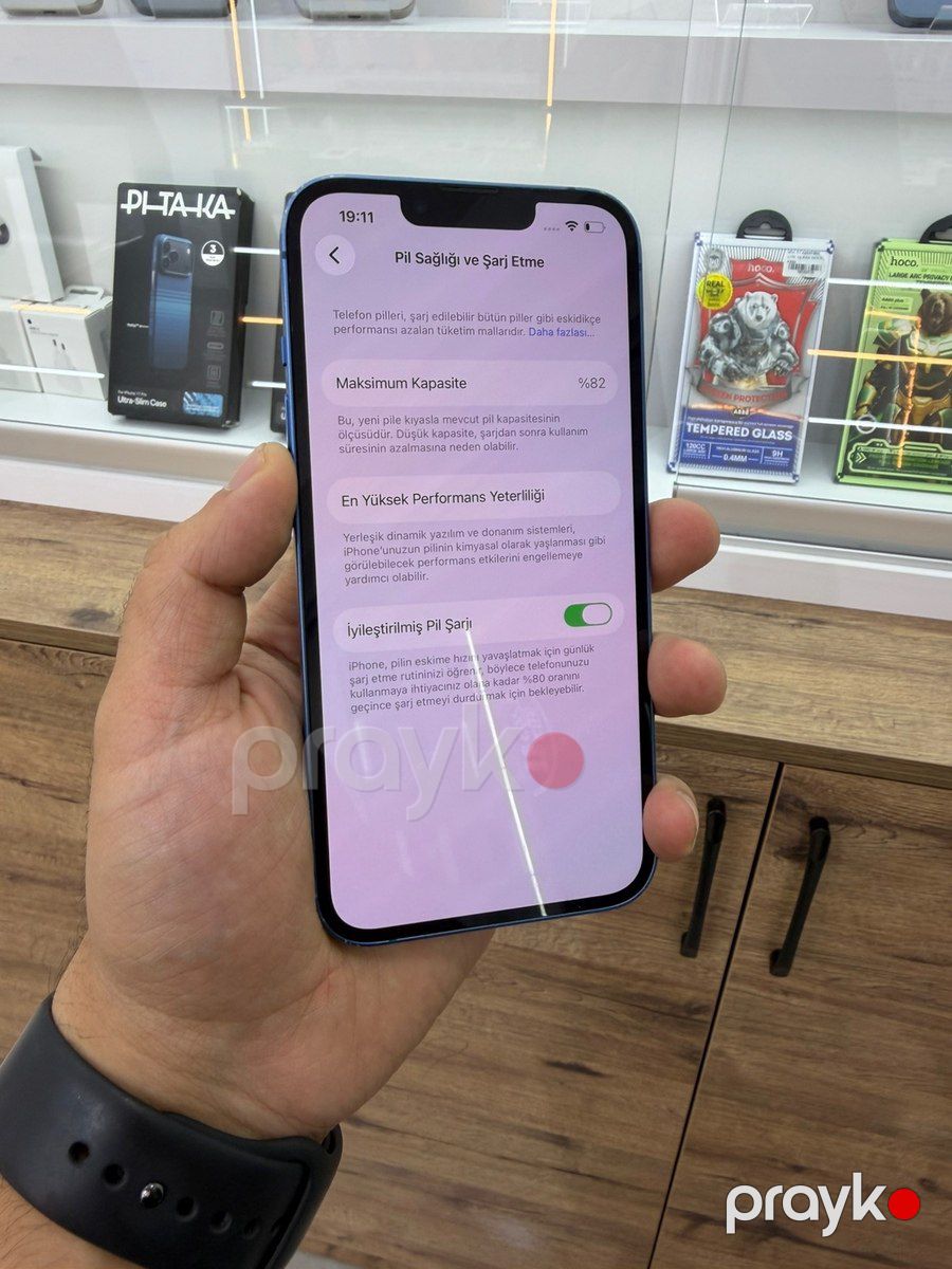 Apple iPhone 13 Blue 128GB/4GB — Smartfonlar, Bakı (6)